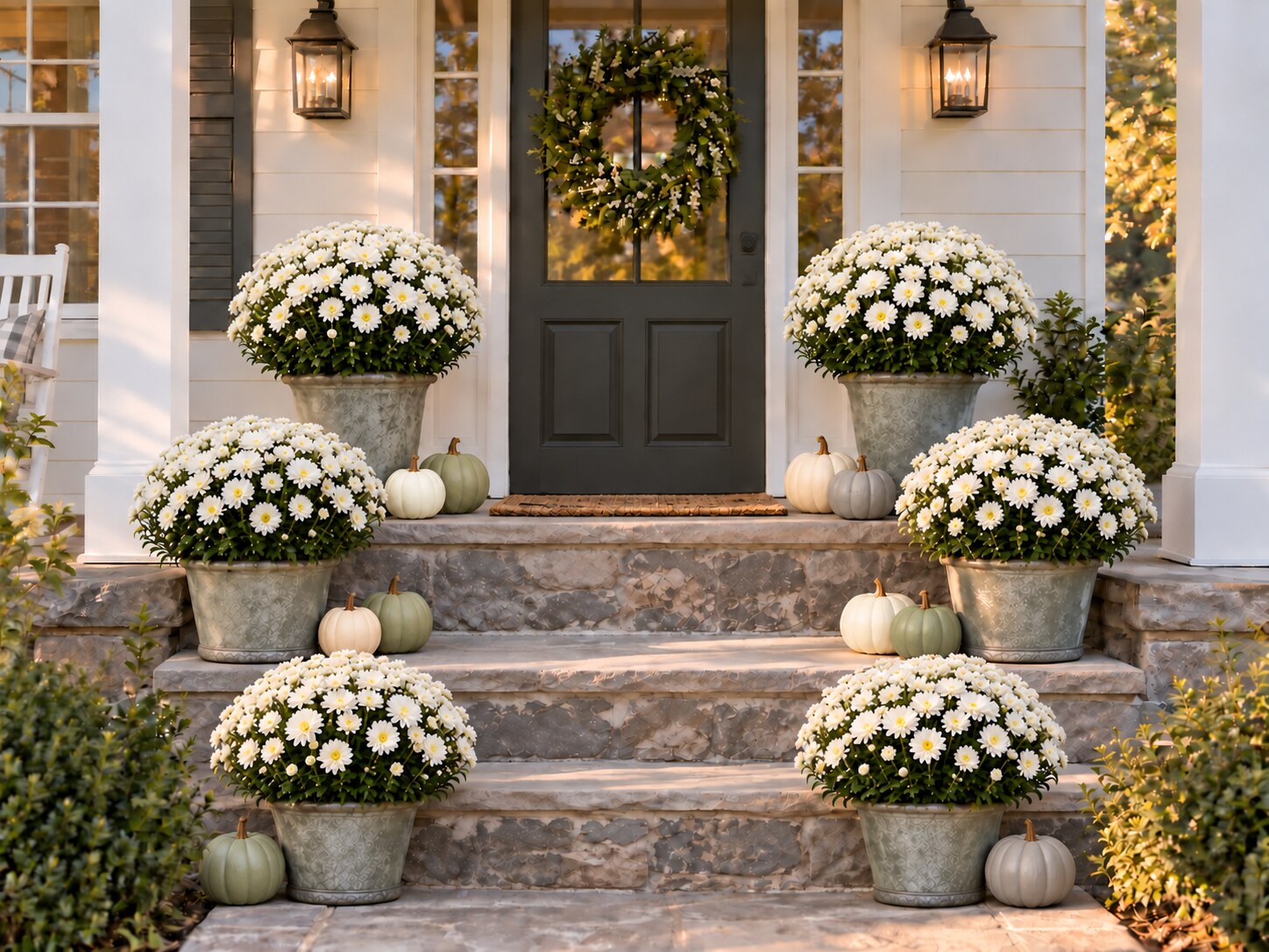 Mostly Mums fall porch package inspiration